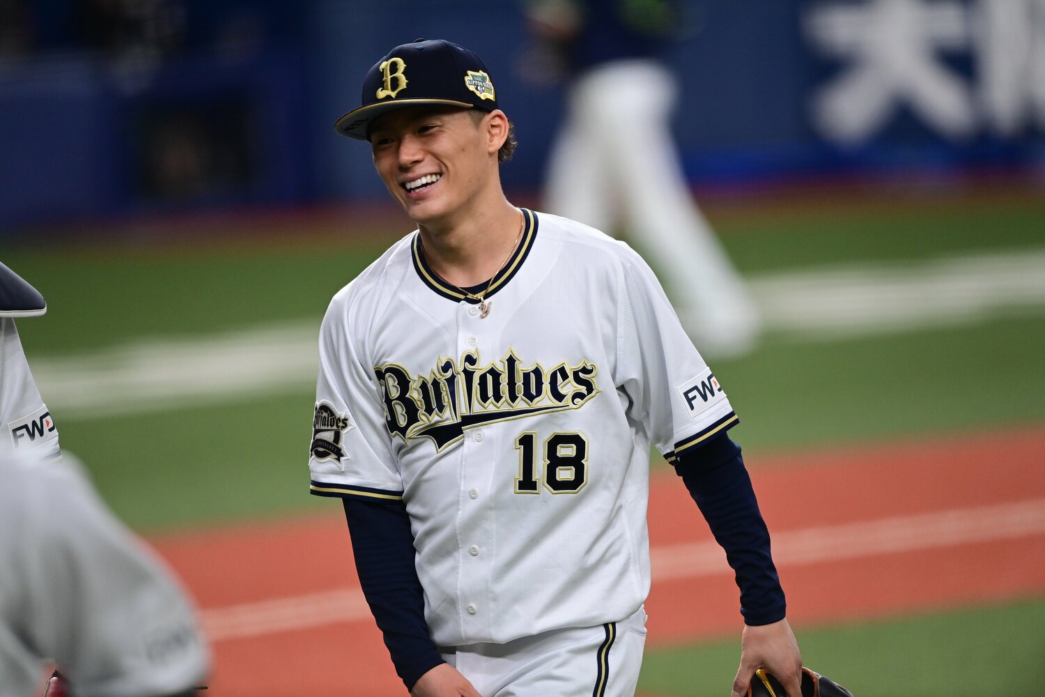 岡崎と同い年で同期入団の山本由伸　©︎Naoya Sanuki