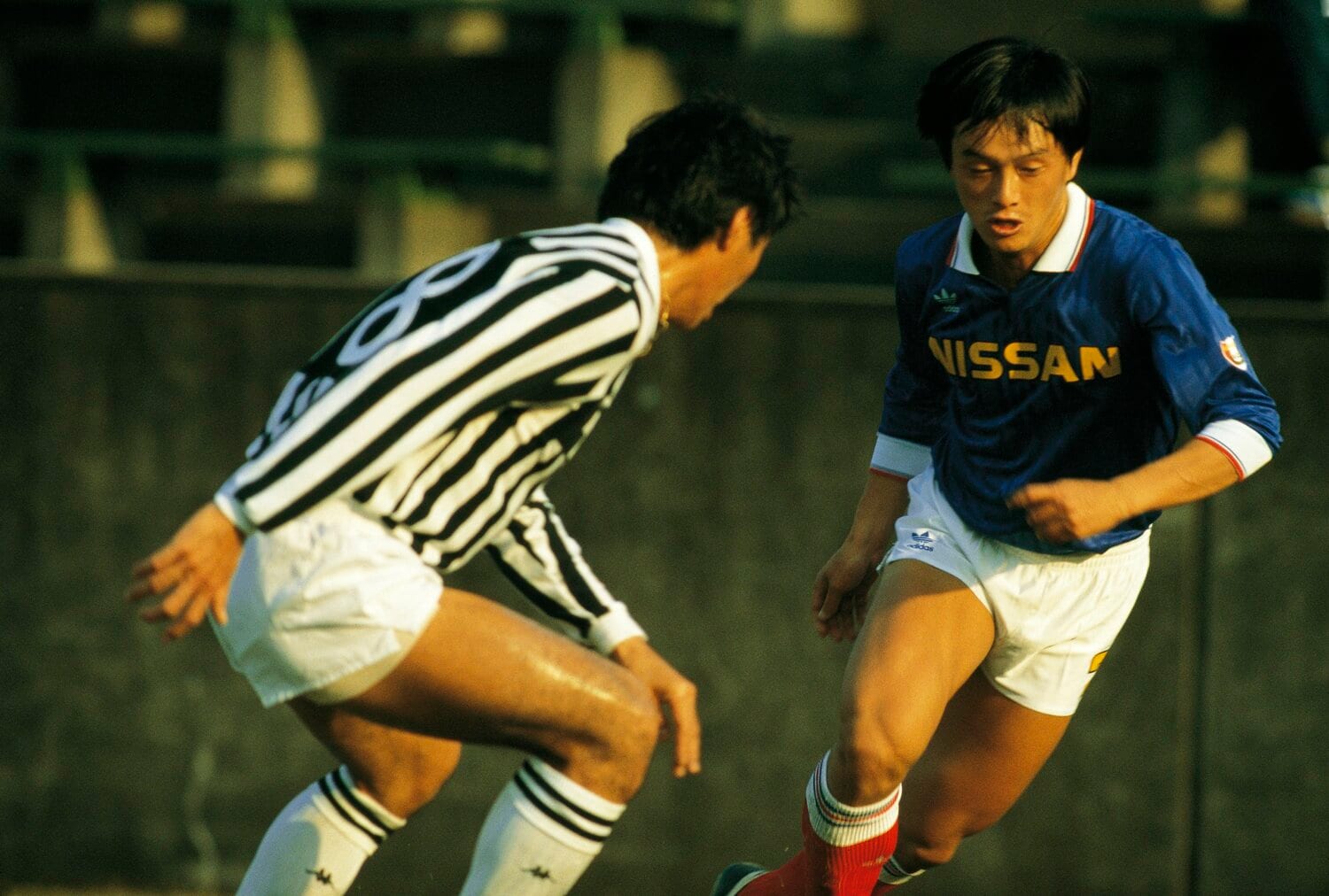 柱谷少年が憧れていた金田喜稔といった錚々たるメンバーとプレーできることは喜びだったという　©︎Shinichi Yamada/AFLO