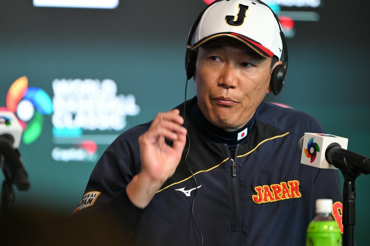 日本のバッターに大砲候補が見当たらないことに危機感を感じるという井端弘和監督 ©️Nanae Suzuki