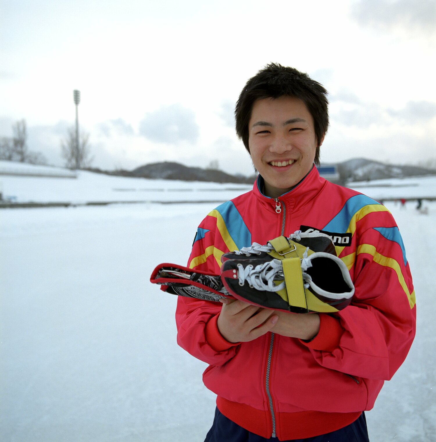 高校3年時の加藤条治（2002年撮影） ©Raita Yamamoto