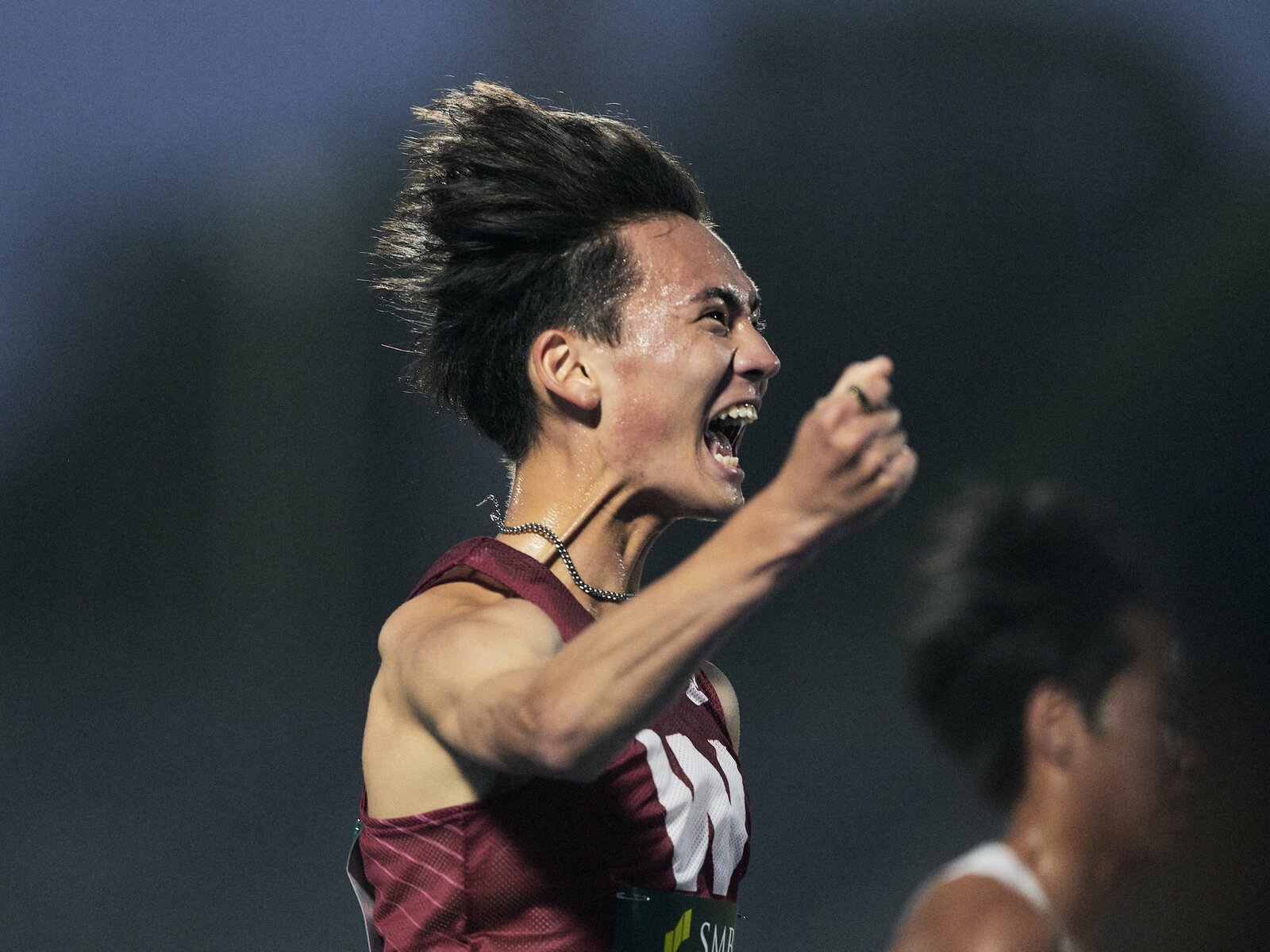 日本インカレ10000mで優勝した山口　photograph by Yuki Suenaga
