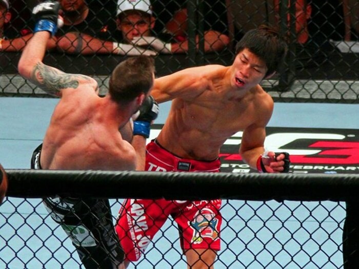 UFC白星デビューを飾った日沖発の“胸を打つひと言”。~「ジャパニーズMMAは死んでない」~<Number Web> photograph by Susumu Nagao