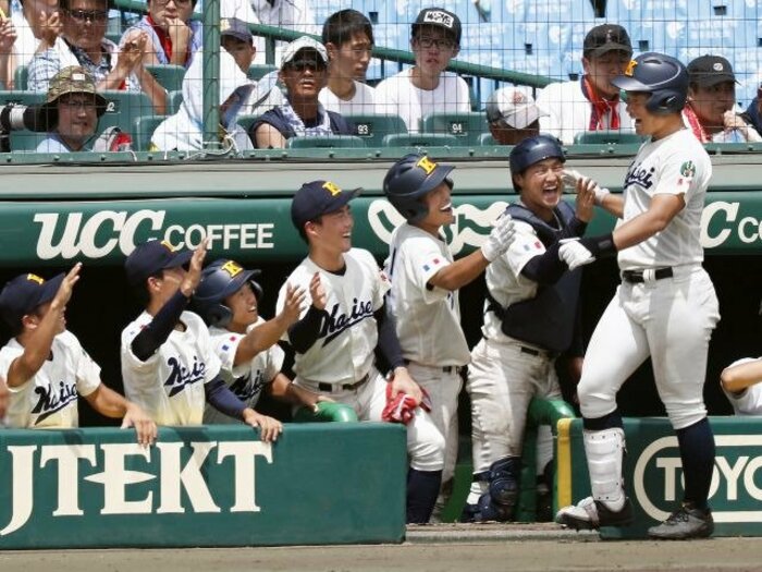 海星の「たまたま超攻撃的2番」、大串祐貴の変身を監督は信じるか。＜Number Web＞ photograph by Kyodo News