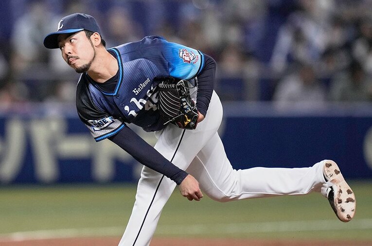 5月24日中日戦では2シーズンぶりに白星を挙げた西武・本田圭佑（29歳） ／ photograph by KYODO