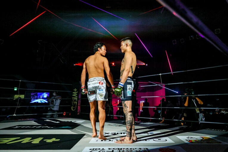 2021年10月2日、『RIZIN LANDMARK vol.1』で萩原京平と対戦　©RIZIN FF Susumu Nagao