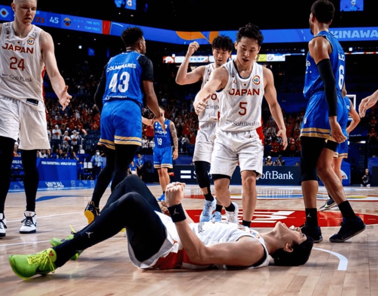 W杯ベネズエラ戦の渡邊雄太　©FIBA