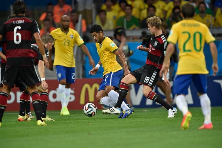 ドイツ戦でのフッキ　©JMPA