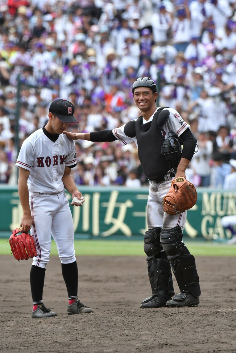 広陵時代の中村奨成（2017年ドラ1）　©Hideki Sugiyama