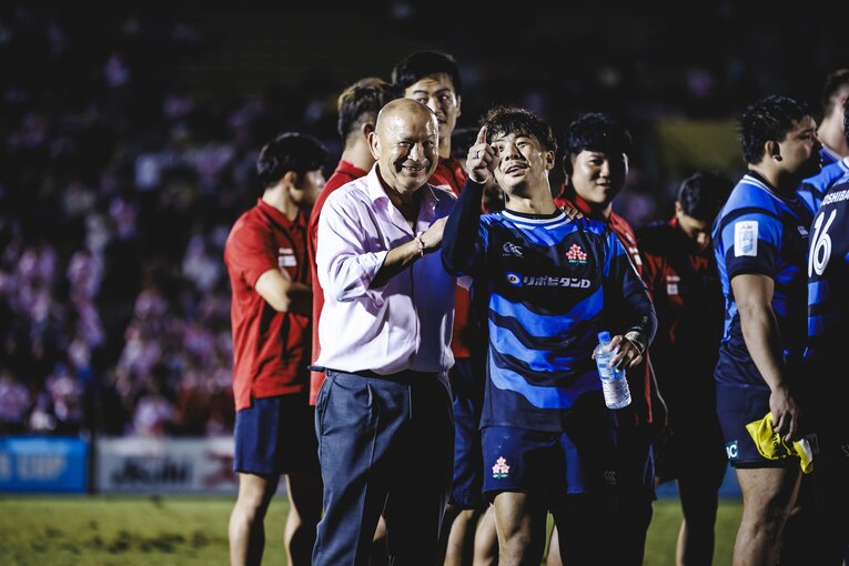 難敵フィジーを相手に劇的な逆転勝利を収めたフィジー戦　©Kiichi Matsumoto