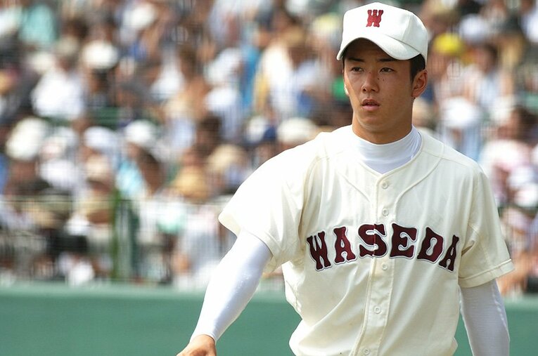 斎藤佑樹／早稲田実　©Takashi Shimizu