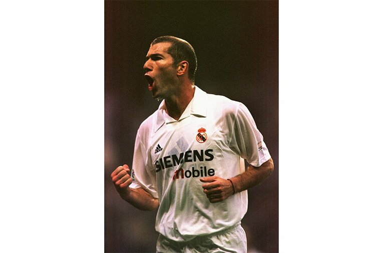 現役時代のジダン©Takuya Sugiyama