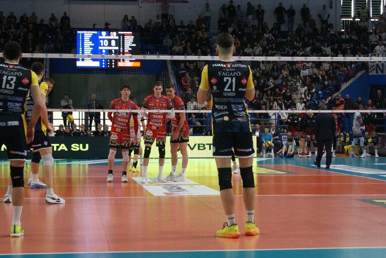 2月9日、ペルージャ石川祐希（セリエA／グロッタッツォリーナ戦）©︎Takashi Yuge