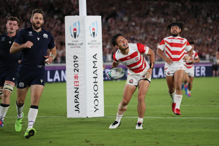 2019年W杯スコットランド戦、福岡堅樹が振り返る“ゾーン”に入ったトライ（9枚目／全10枚）©︎Naoya Sanuki