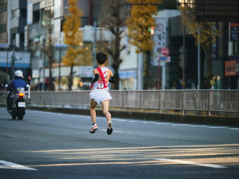 兄・吉居大和を彷彿とさせる“独走”となった　©Yuki Suenaga