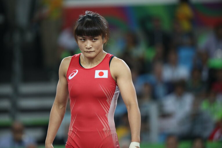 2016年リオ五輪での伊調馨　©JMPA