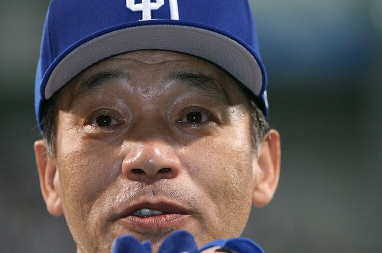 2006年日本シリーズでの落合博満監督。00年代～10年代初頭の中日は黄金期を迎えた ／ photograph by Hideki Sugiyama