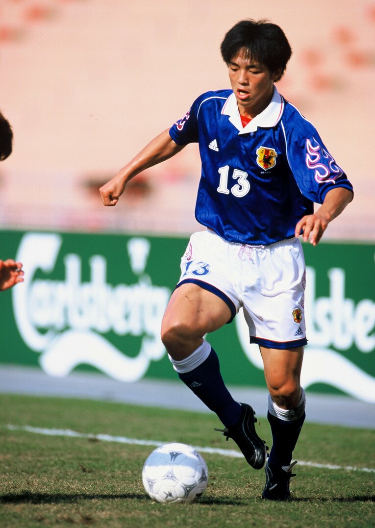 1998年アジア大会の小野伸二　©Sports Graphic Number