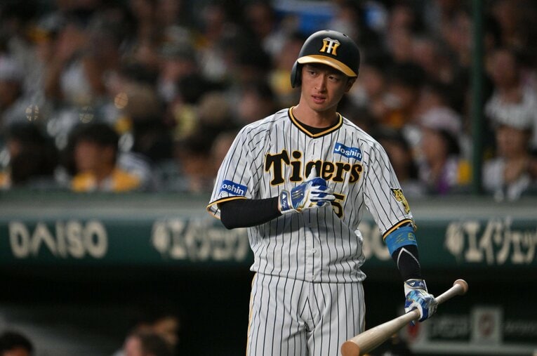 2018年の阪神は「外れ外れ1位」で近本光司を指名。三拍子そろった外野手の獲得がマストなチーム事情もあり、外野手指名を続けた ／ photograph by Hideki Sugiyama