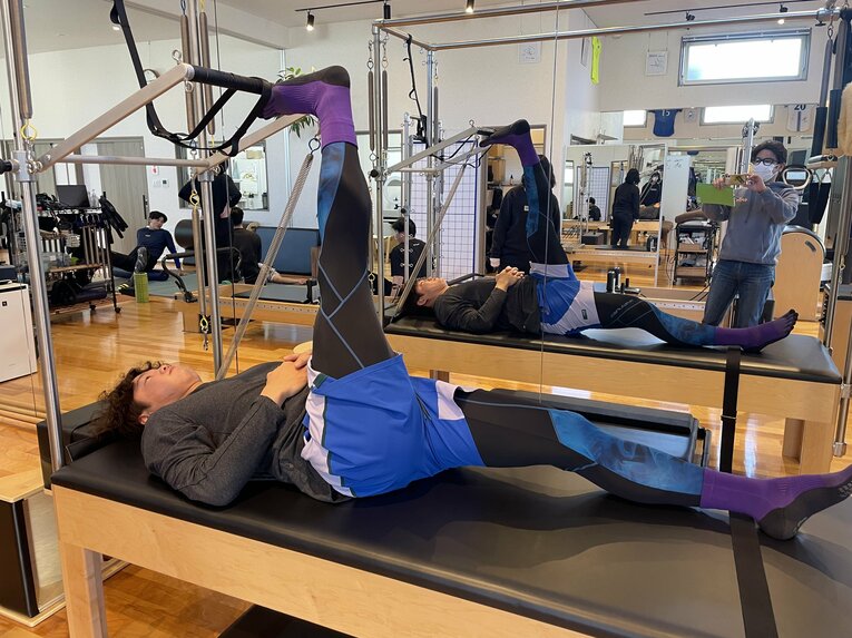 明確な目的をもったトレーニングで安定感を生む　©Takashi Ishizuka