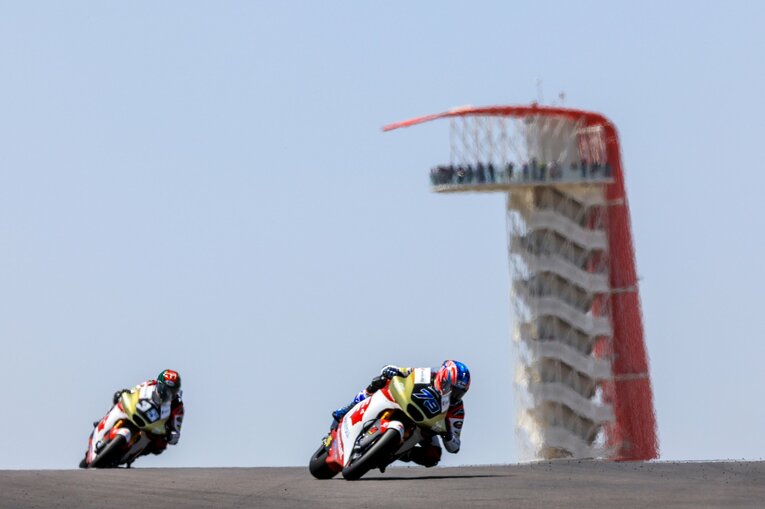 小椋が2位表彰台を獲得したアメリカズGPの走り　photograph by Satoshi Endo