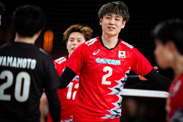 小野寺太志（VNLドイツ戦）　©︎Volleyball World
