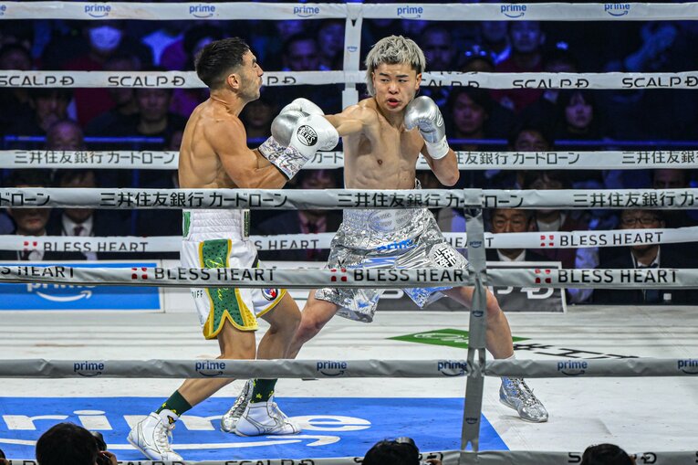 那須川天心vs.ジェーソン・モロニー。2月24日、有明アリーナ　©Takuya Sugiyama