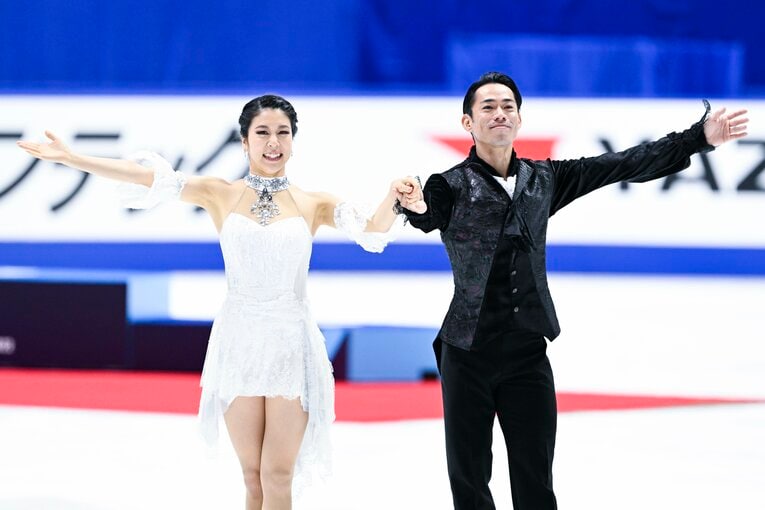 表彰式にて。来年3月、さいたまで行われる世界選手権では、どんな演技を見せてくれるか　©Asami Enomoto