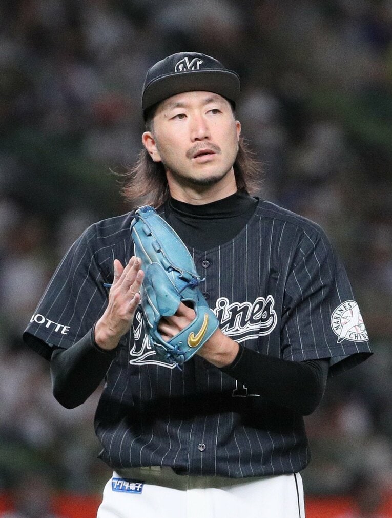 2013年のドラフトで巨人とロッテの競合の末、ドラフト1位でロッテに入団した石川　©JIJI PRESS