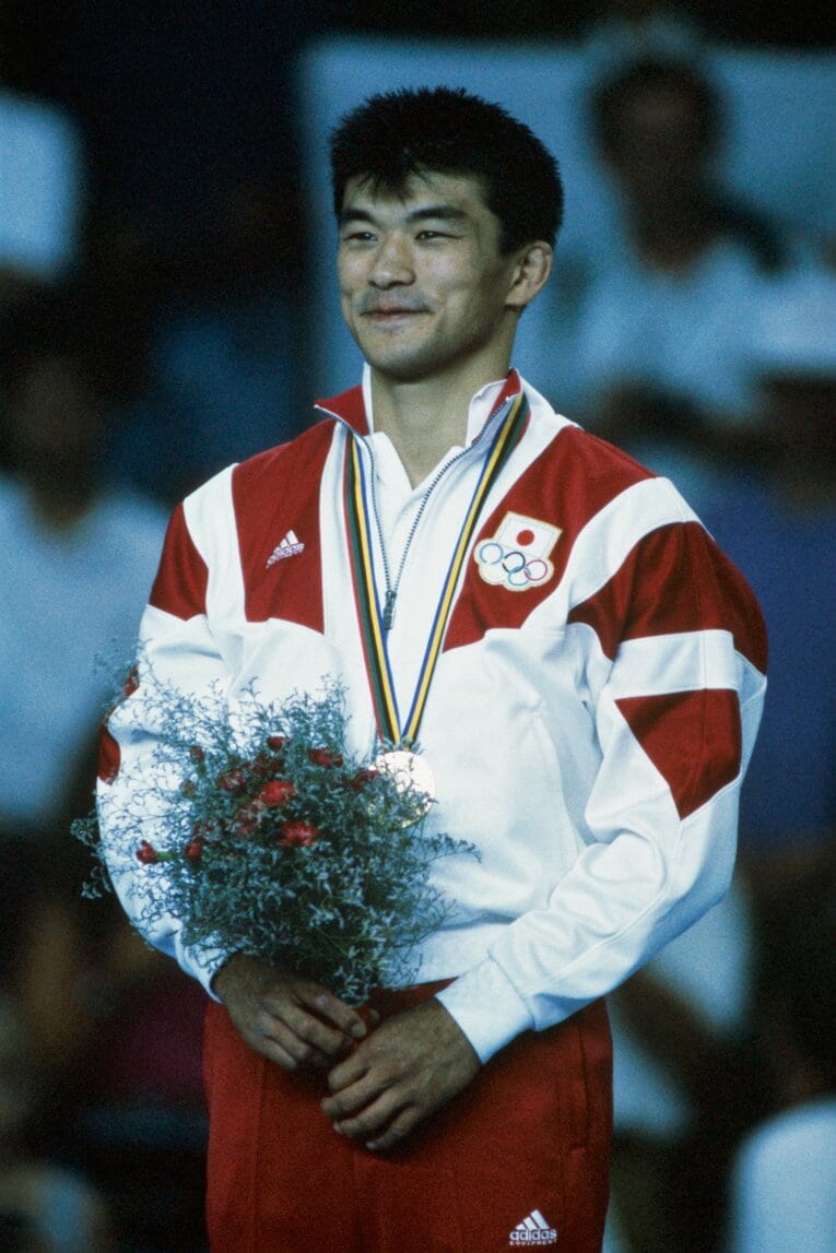 バルセロナ五輪、柔道78キロ級で金メダルを獲得　©JMPA