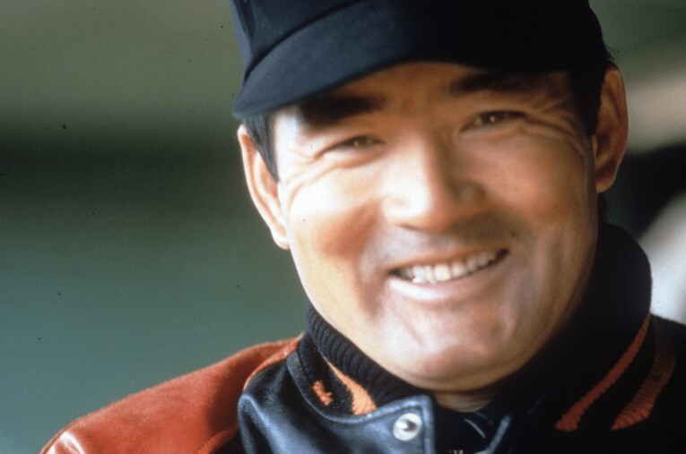 巨人監督時代の長嶋茂雄 ／ photograph by Sankei Shimbun