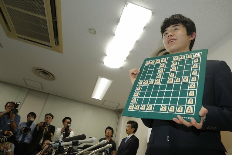 2017年、29連勝を成し遂げた藤井　©Tadashi Shirasawa