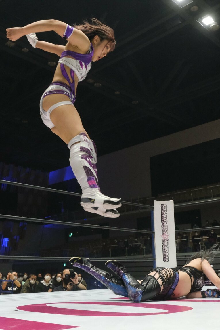 「年間ベストバウトだ！」スターダム地方大会に海外も熱狂…キッドvs.AZM、ハイスピードの“黄金カード”はいかに生まれたか？(22)