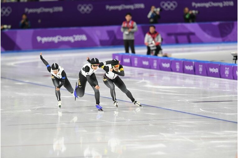 平昌五輪の女子パシュート©Asami Enomoto/JMPA