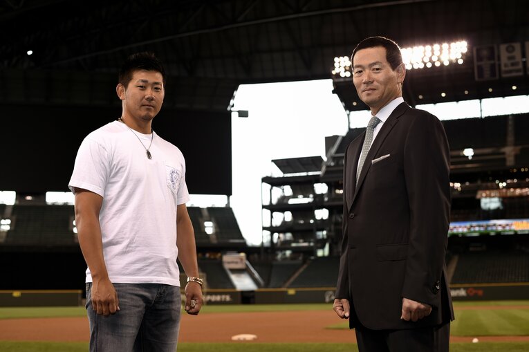 松坂と桑田、二人とも甲子園優勝投手であり、トミー・ジョン手術を受けたという共通点があった　©Naoya Sanuki