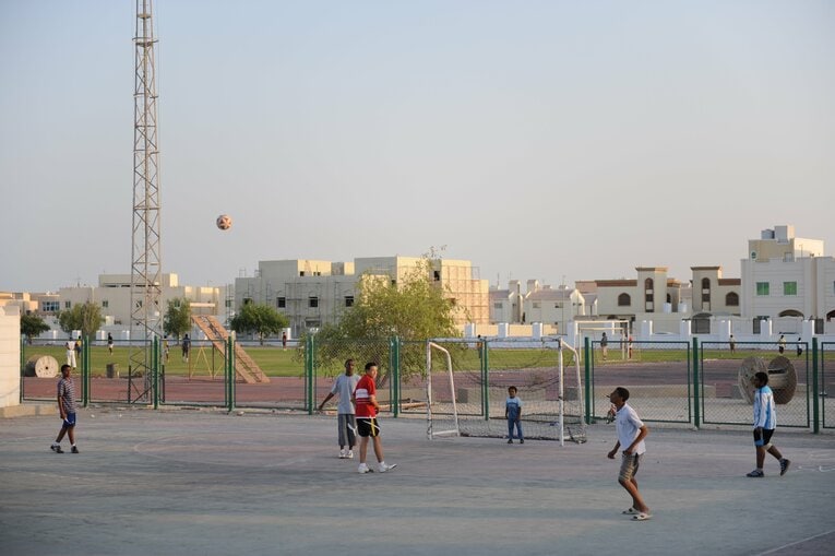 カタールの街中（2009年）　©Naoya Sanuki
