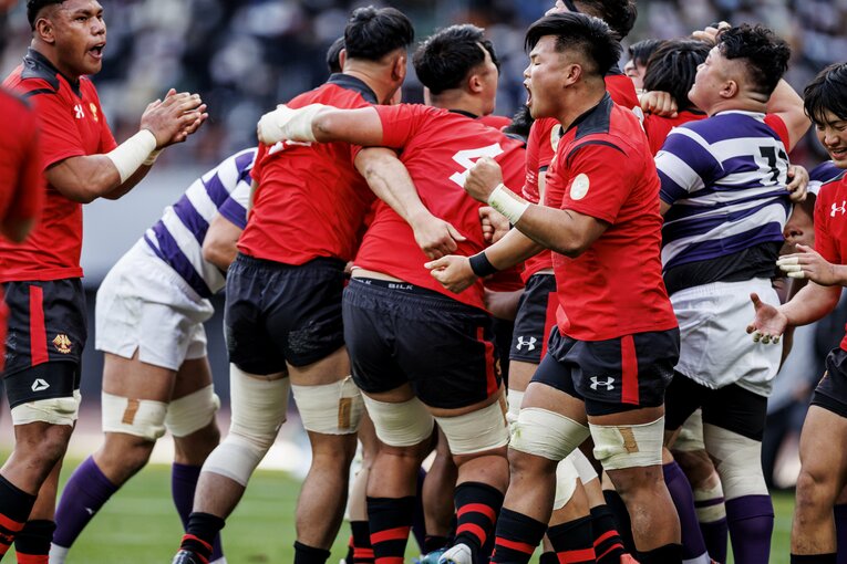 帝京大No.8奥井章仁（2年=大阪桐蔭）　©︎Kiichi Matsumoto