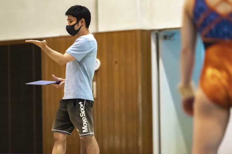 速見佑斗コーチ　©︎Takuya Sugiyama