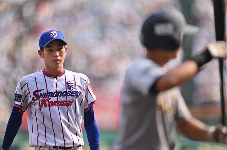 下関国際の躍進の立役者、仲井慎 ／ photograph by Hideki Sugiyama