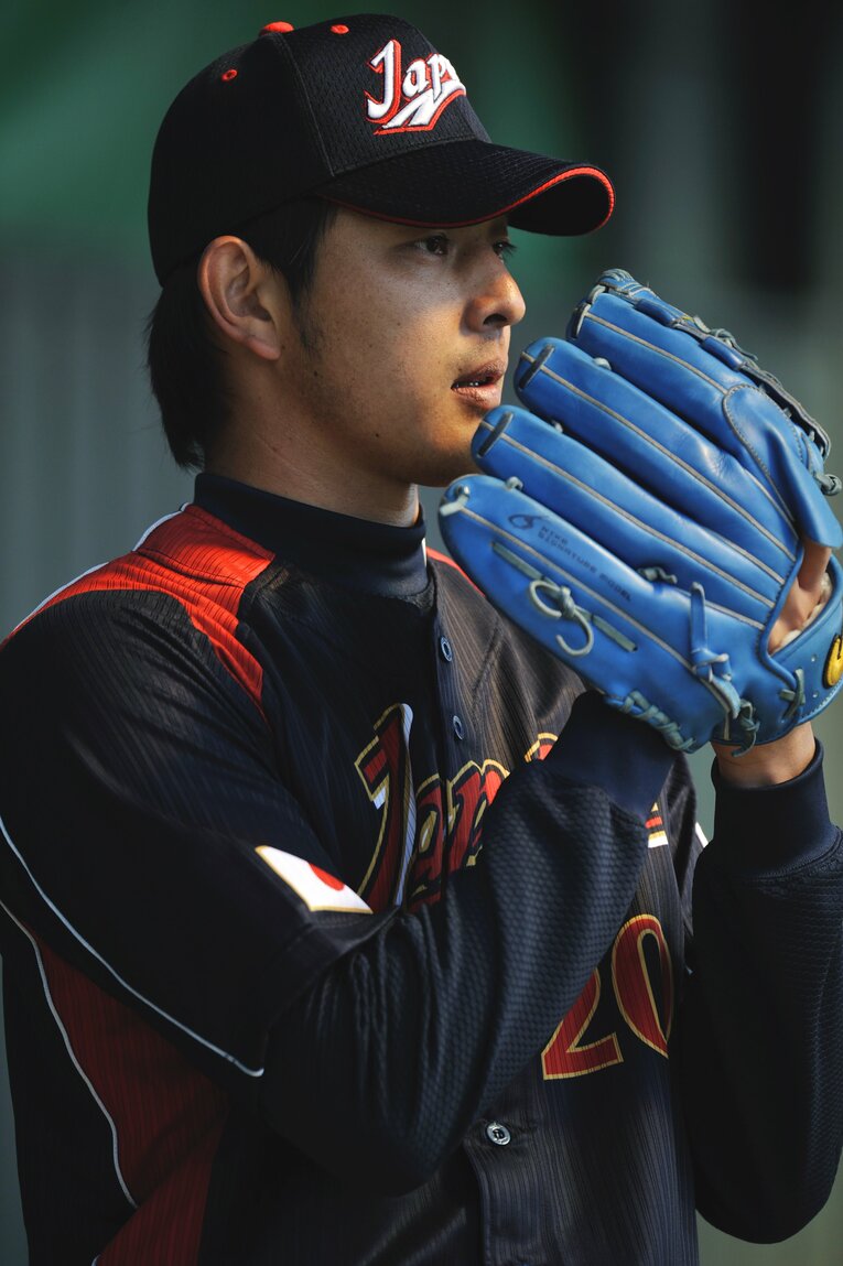 2009年WBCに出場した岩隈　©BUNGEISHUNJU