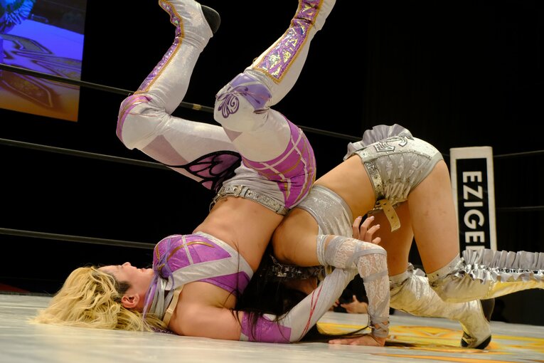 高校3年生の女子プロレスラー・心希（しんの）【スワイプするとそのほかの写真もご覧になれます】©Norihiro Hashimoto