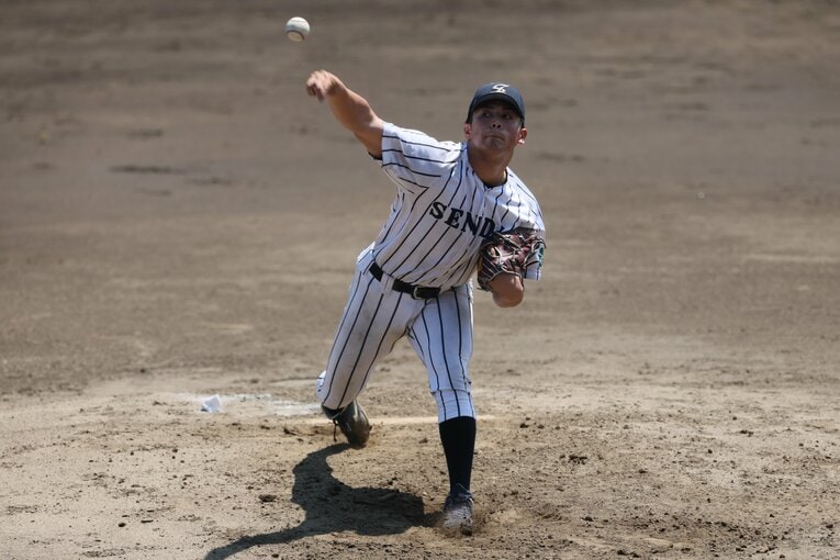 今年6月、大学ジャパン候補の合宿での佐藤幻瑛　©Shigeki Yamamoto