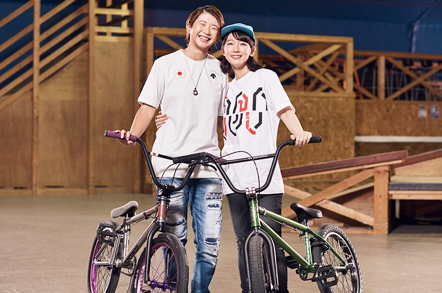 いい顔に迫る資生堂クロストーク「ONE ON ONE」大池水杜(自転車BMX選手) × 吉岡里帆(女優)<Number Web> photograph by SHISEIDO