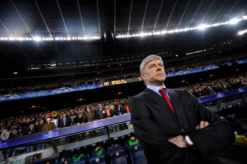 アーセナル時代のベンゲル監督　©Takuya Sugiyama