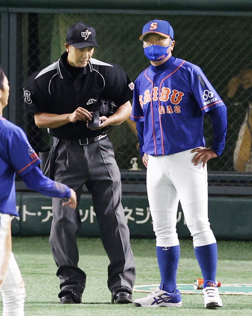 2020年、都市対抗野球での西部ガス・香田監督。この年、チームはベスト8進出したが… ©KYODO