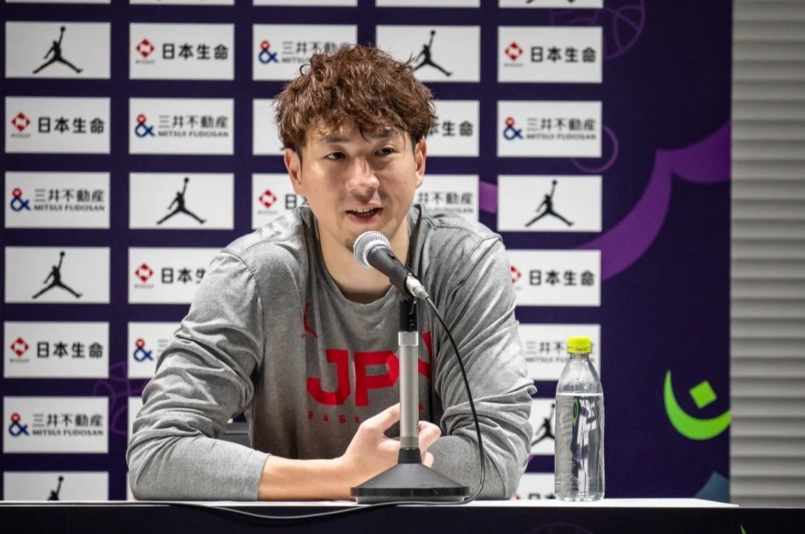 2024年11月のアジア杯予選では代表キャプテンも務めた比江島　©FIBA