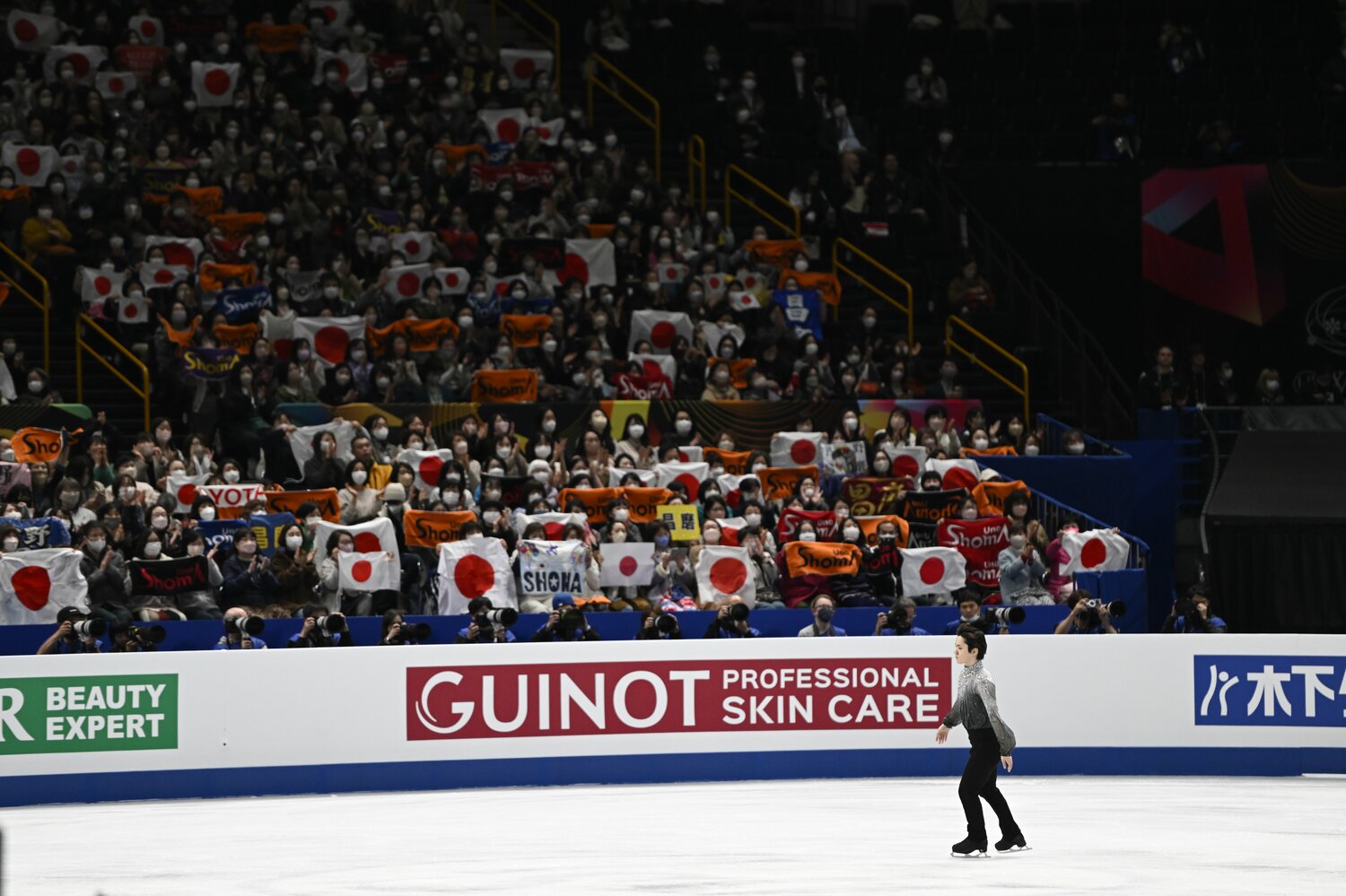 世界選手権フリーの宇野昌磨　©Asami Enomoto
