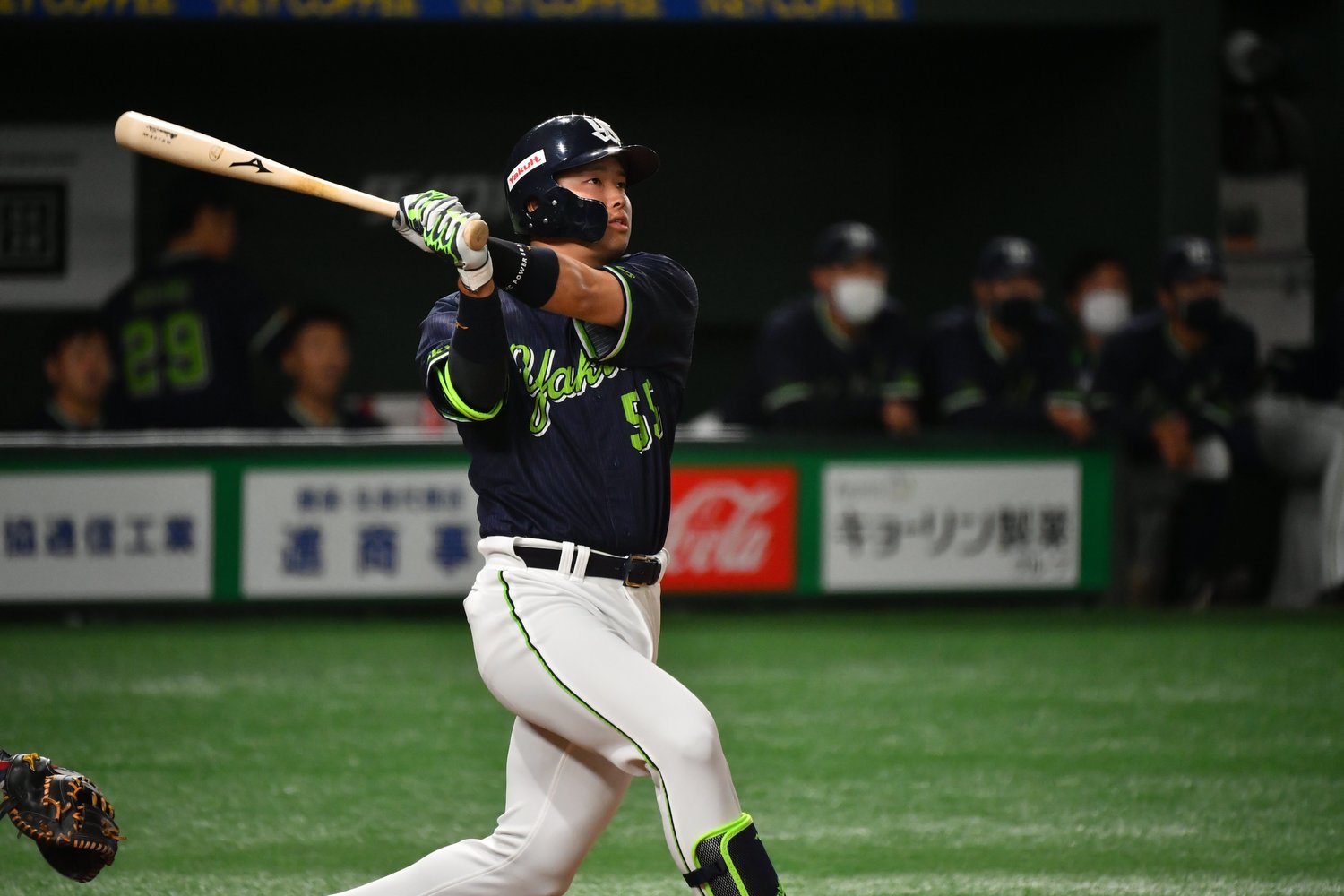 村上は打棒だけでなく走塁でも秀でた面を見せている©Hideki Sugiyama