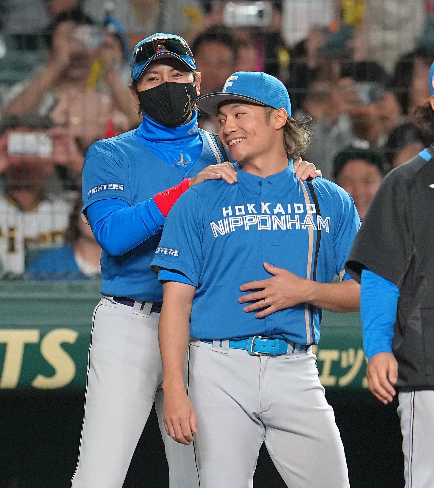 「帽子の襟足からカールして覗かせる長髪」はダルビッシュ有への憧れから　©︎SANKEI SHIMBUN