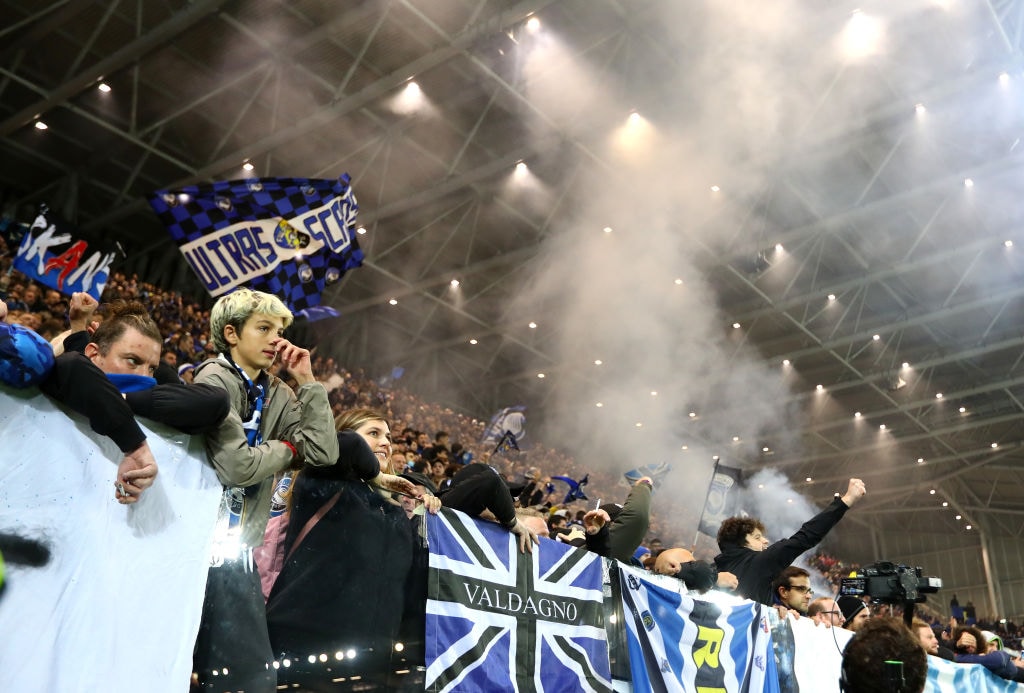 低年俸だけでなく、クリーンとは言えないアタランタのゴール裏問題も再燃している©Getty Images