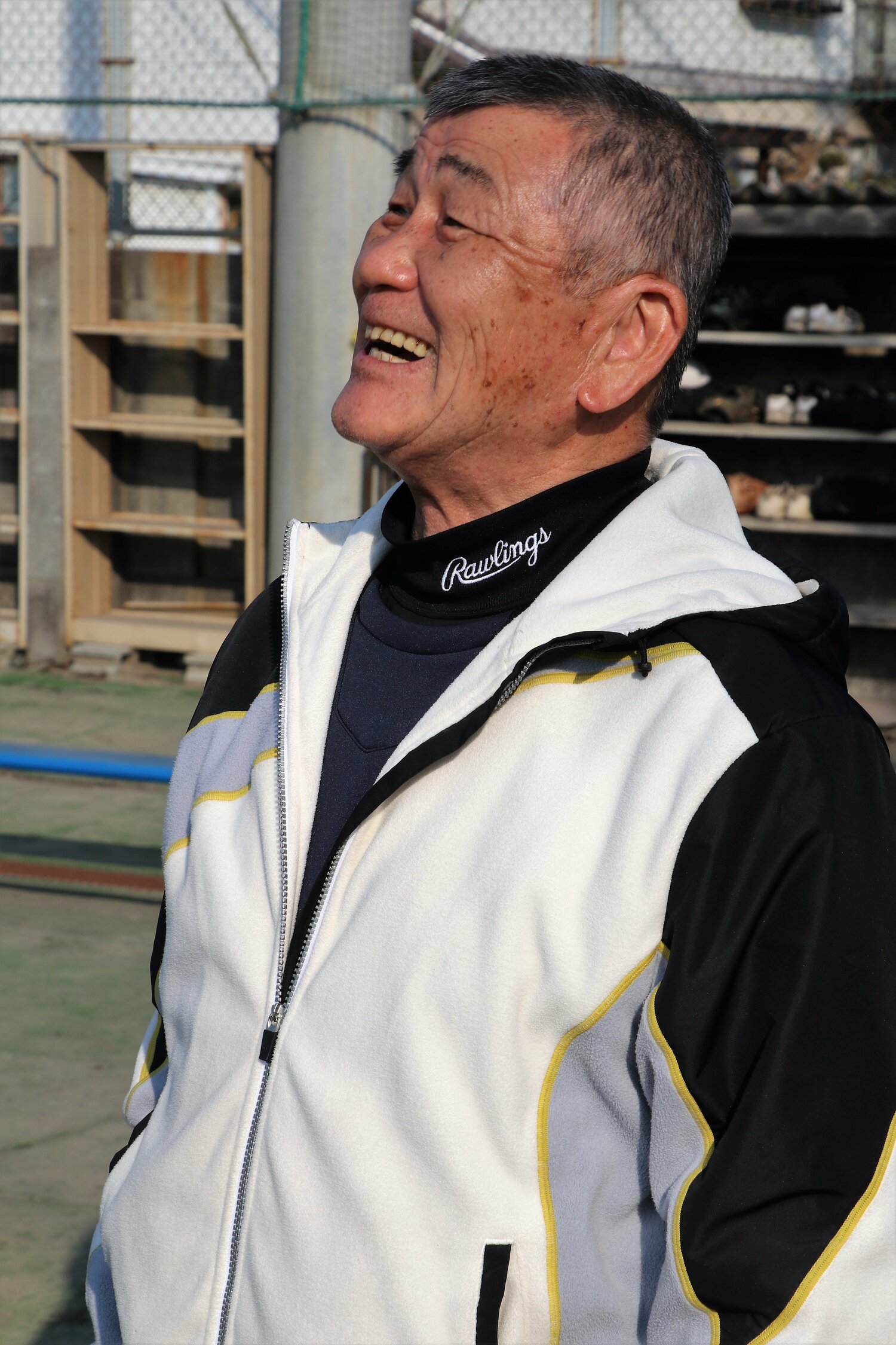 北条高校（愛媛）野球部監督を昨夏退任した澤田勝彦氏 ©Ichiro Sugino